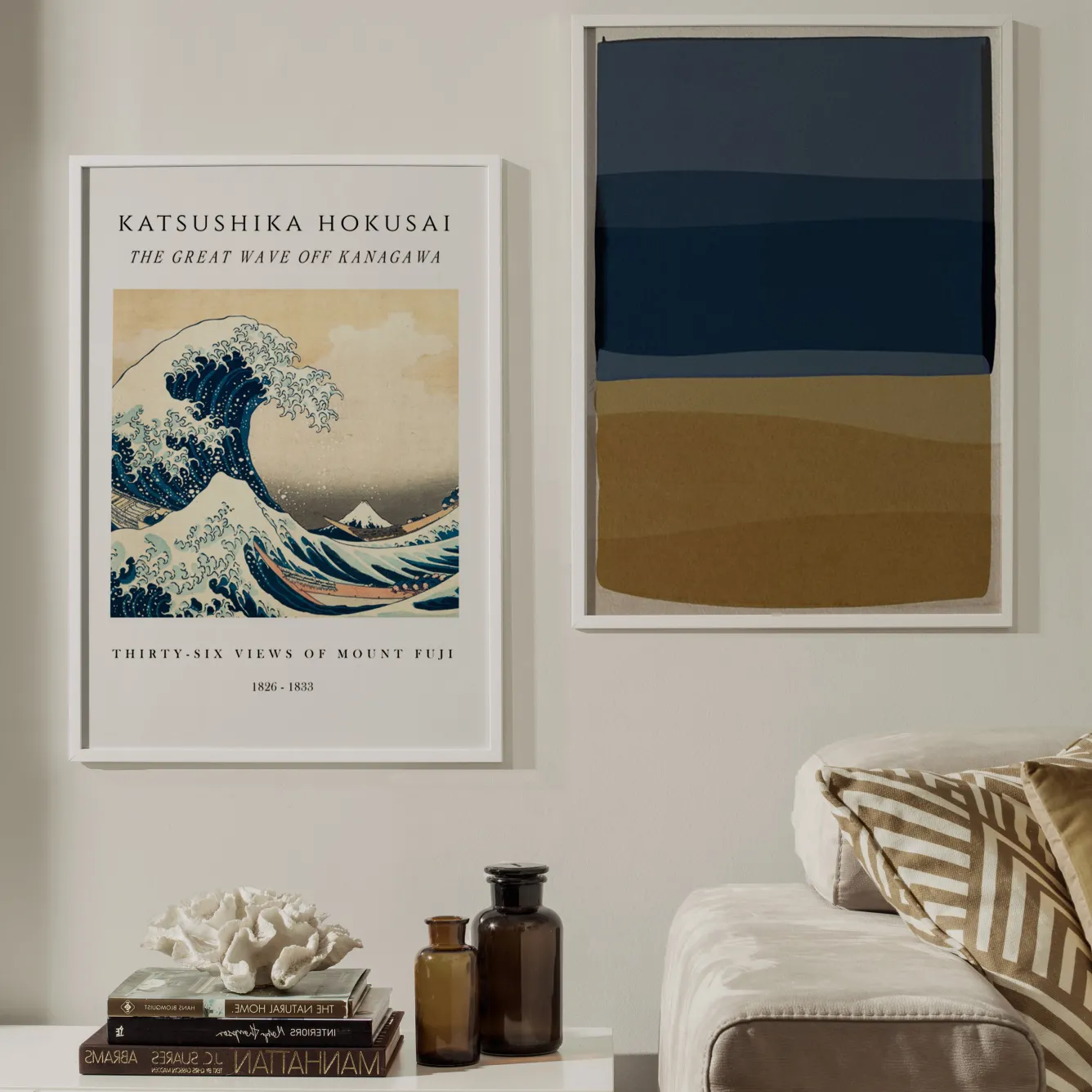 affiche_la_grande_vague_de_kanagawa_blanc_2.webp Hannun Affiches | Affiche La Grande Vague de Kanagawa Blanc