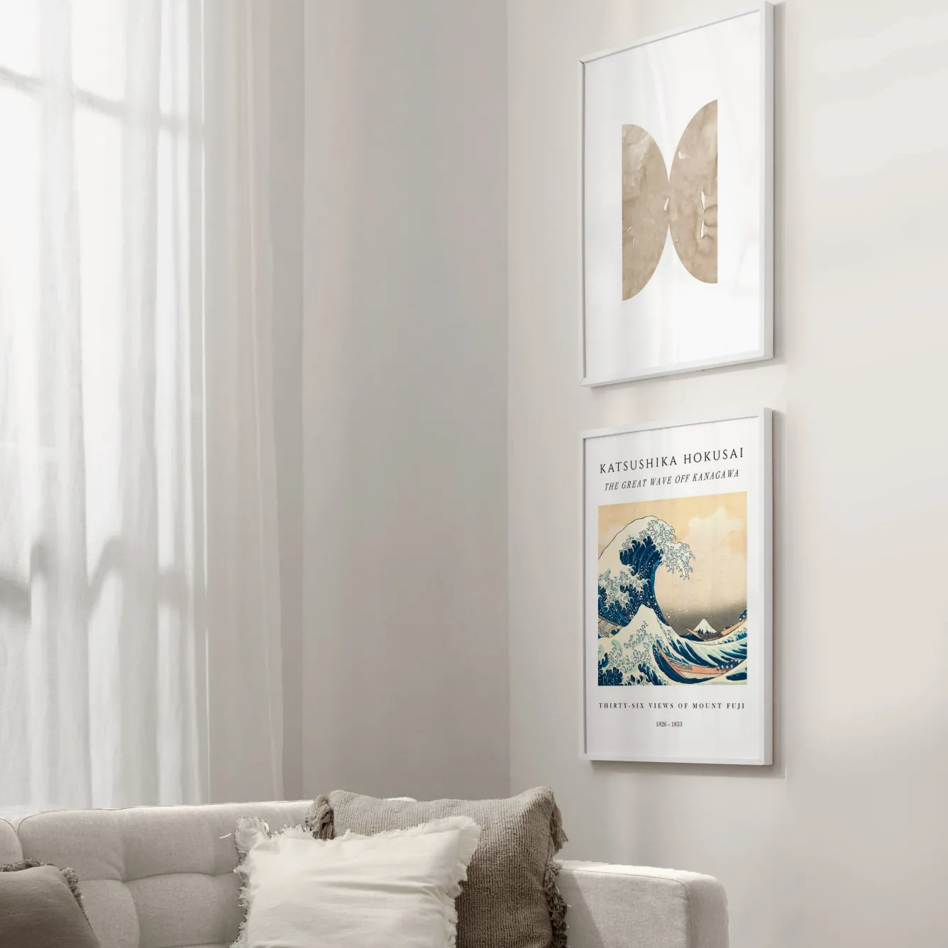 affiche_la_grande_vague_de_kanagawa_blanc_4.webp Hannun Affiches | Affiche La Grande Vague de Kanagawa Blanc