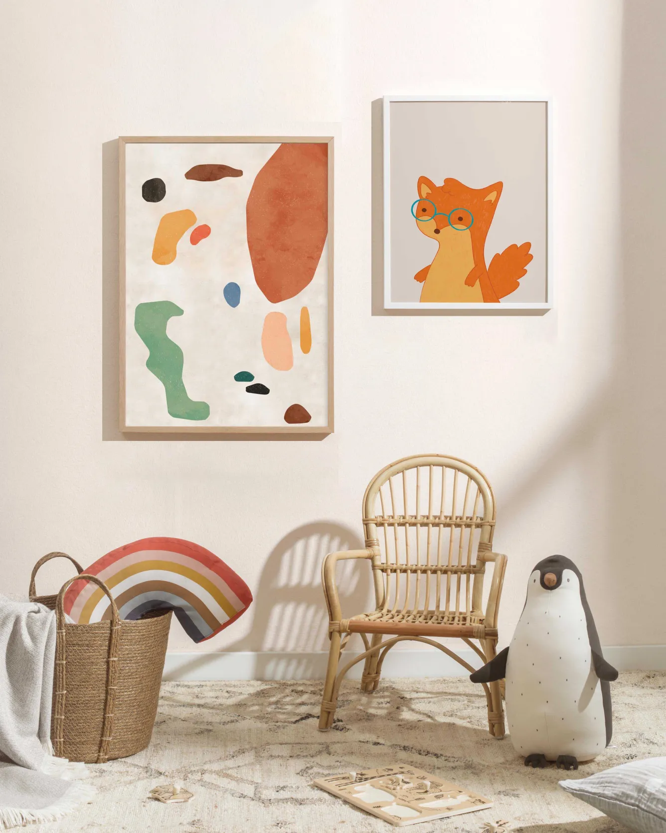 affiche_organic_shapes_terracota__3.webp Hannun Affiches | Affiche Organic Shapes Terracota 2