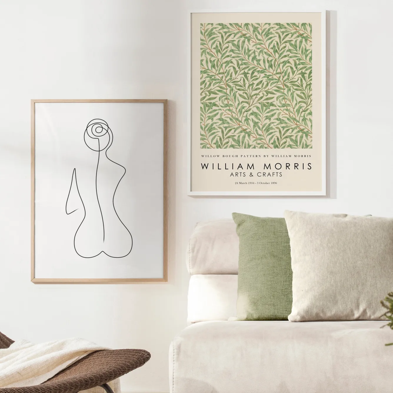 affiche_willow_bough_pattern_2.webp Hannun Affiches | Affiche Willow Bough Pattern