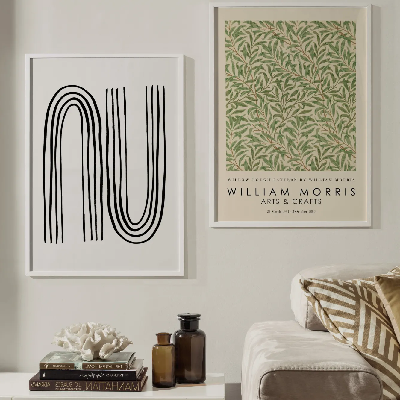 affiche_willow_bough_pattern_4.webp Hannun Affiches | Affiche Willow Bough Pattern