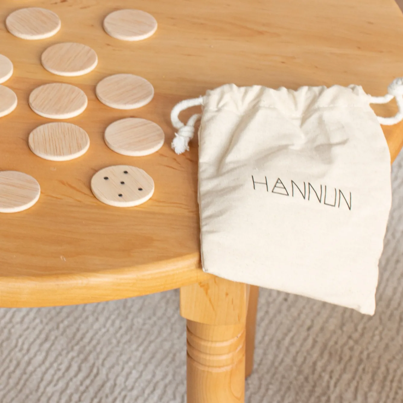 Hannun Enfants | Jeu de mémoire toile Naturel
