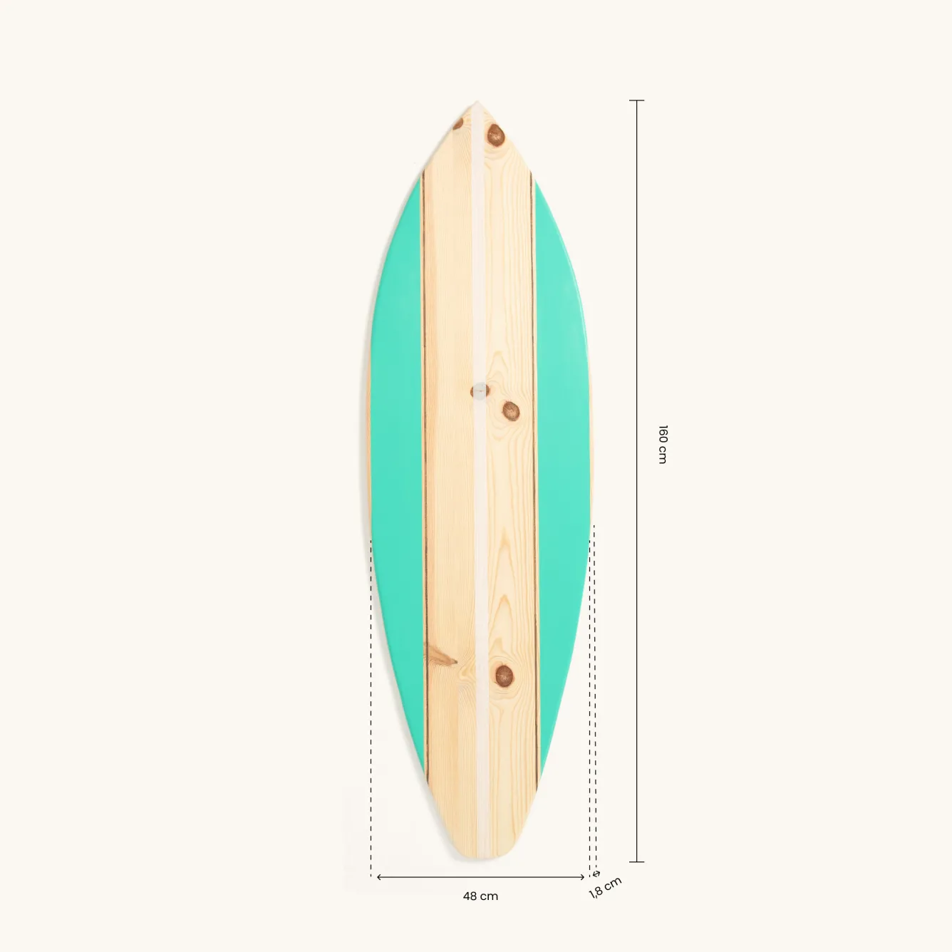planche_de_surf_dcorative_ylena_12.webp Hannun Décoration Murale | Objets Décoratifs | Planche de surf décorative Ylena Multicolore