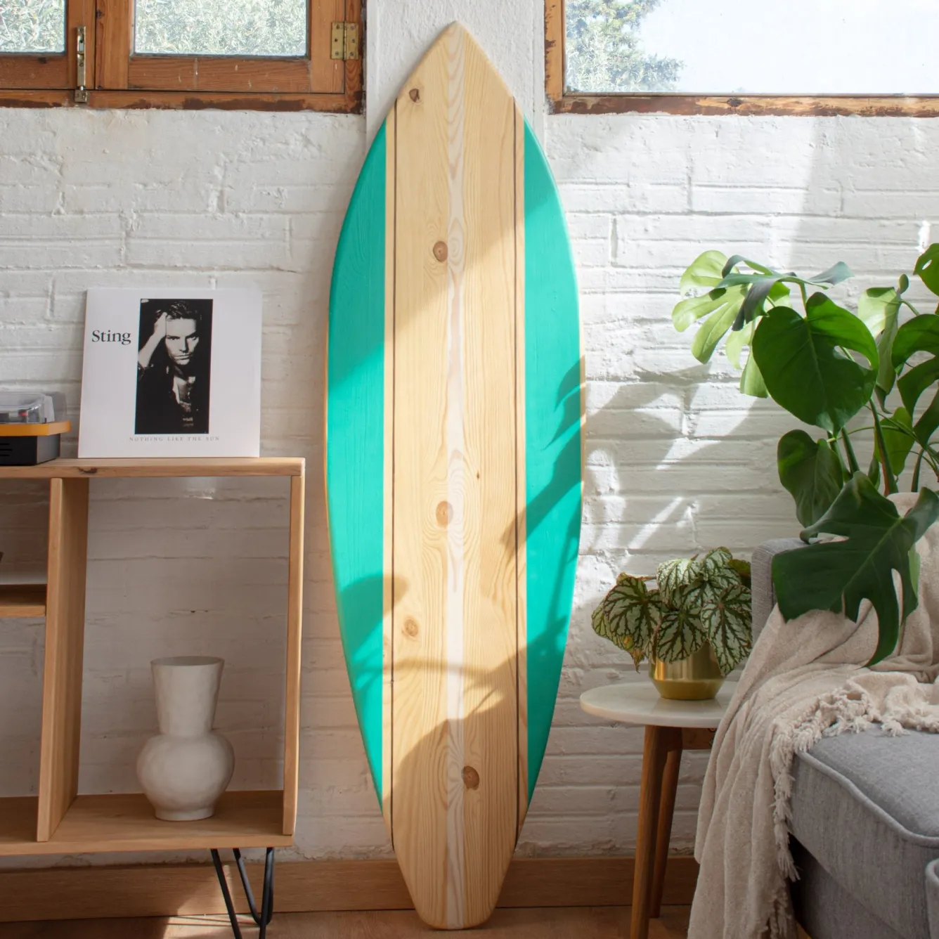planche_de_surf_dcorative_ylena_2.webp Hannun Décoration Murale | Objets Décoratifs | Planche de surf décorative Ylena Multicolore