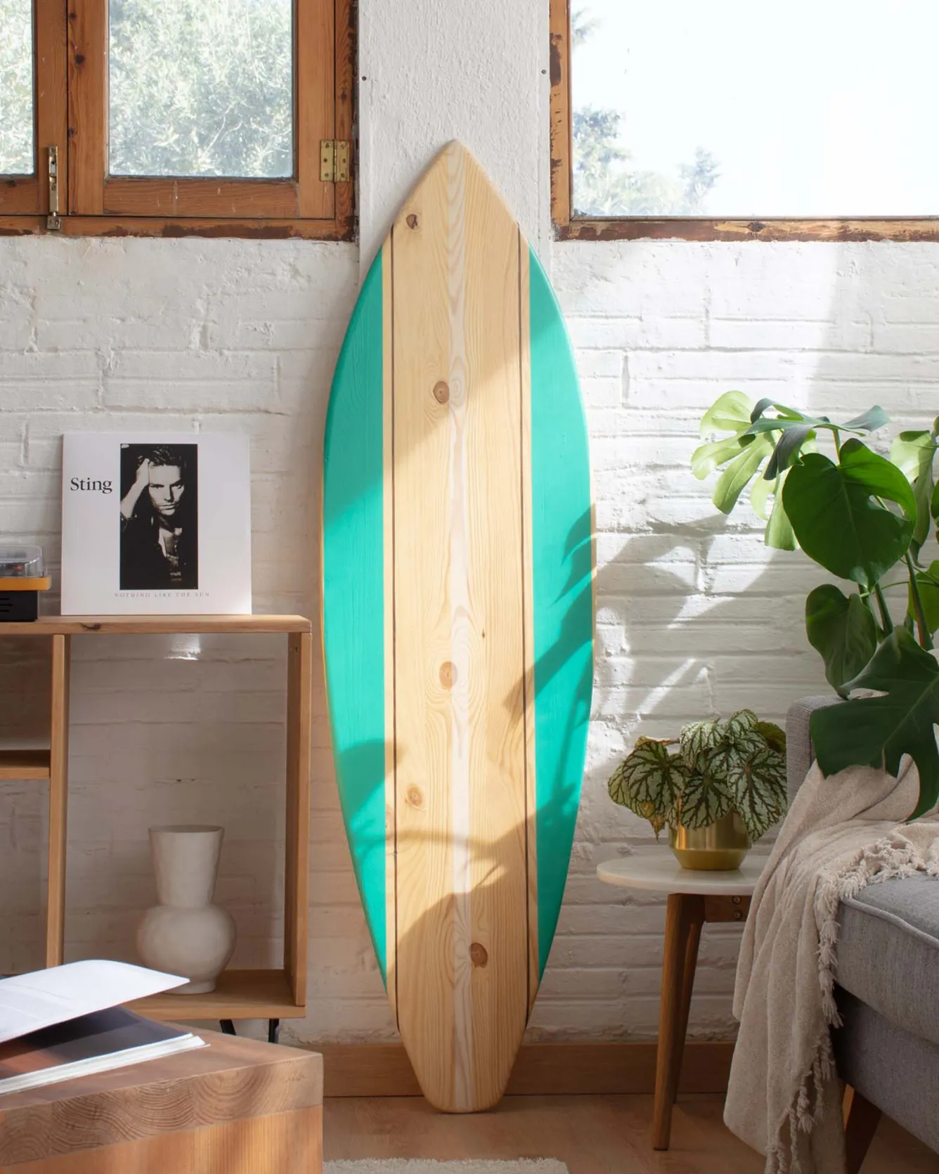 planche_de_surf_dcorative_ylena_5.webp Hannun Décoration Murale | Objets Décoratifs | Planche de surf décorative Ylena Multicolore