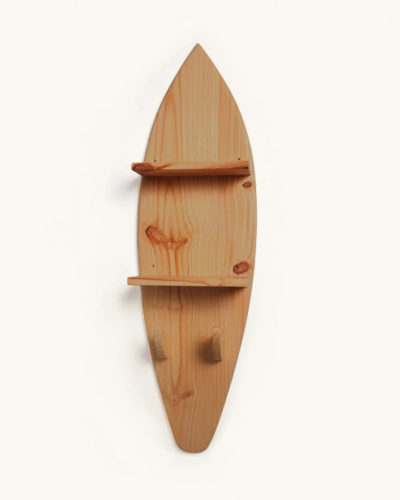 portemanteautagre_planche_de_surf_razo_4.webp Hannun Étagères Suspendues | Portemanteaux | Porte-manteau/étagère planche de surf Razo